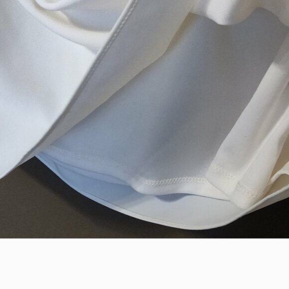 Prelude Cream Floral Statement Sleeve Top Women's size MEDIUM - Picture 6 of 7